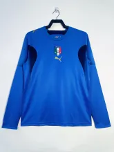 2006 Italy Home Retro Jersey Long Sleeve