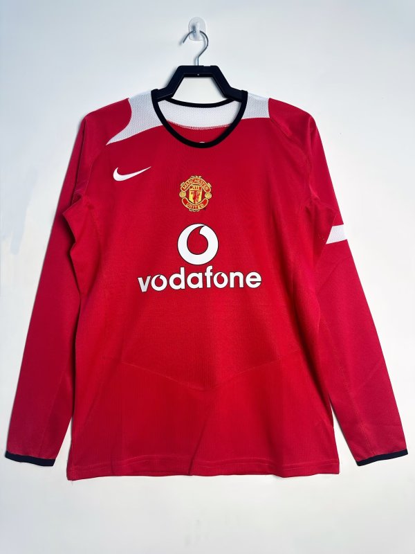05/06 Man United  Home Long Sleeve Retro Jersey