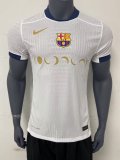 24/25 Barcelona White Jersey Special Sponsors Player Version  1:1 Quality