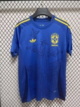 2024 Brazil Special Blue Jersey Yellow 1:1 Quality Thai Quality