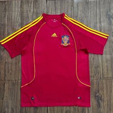 2008 Spain Home Fans Version Retro Jersey
