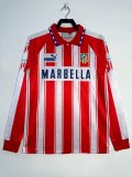 94/95 At Madrid Home Retro Jersey Long Sleeve