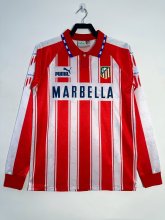 94/95 At Madrid Home Retro Jersey Long Sleeve