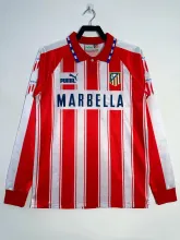 94/95 At Madrid Home Retro Jersey Long Sleeve