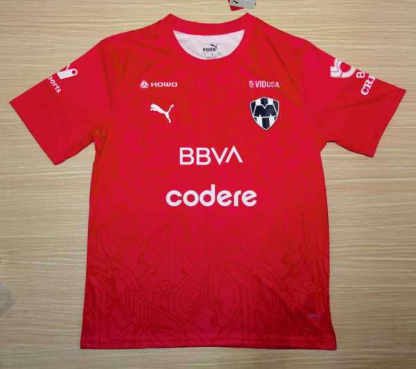 24/25 Monterrey Red Jersey Thai Quality 1:1 Quality  xunbao