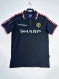 98/99 Man United Black Retro Jersey