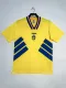 1994 Sweden Home Retro Soccer Jersey Fans Version