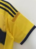 2014 Colombia Home Retro Jersey Fans Version