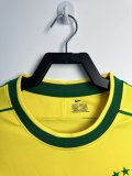 1998 Brazil Home Retro Jersey Long Sleeve