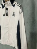 24/25 Real Madrid White Windbreaker Jacket Thai Quality