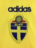 1994 Sweden Home Retro Soccer Jersey Fans Version