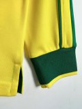 1998 Brazil Home Retro Jersey Long Sleeve