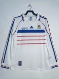1998 France Away Retro Jersey Long Sleeve