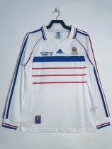 1998 France Away Retro Jersey Long Sleeve