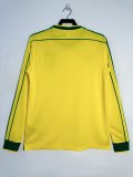 1998 Brazil Home Retro Jersey Long Sleeve