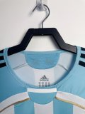 2006 Argentina Home Retro Jersey Long Sleeve Fans Version