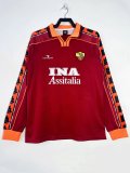 98/99 Roma Home Retro Jersey Long Sleeve