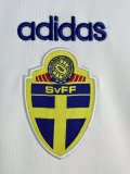 1994 Sweden Away Retro Soccer Jersey Fans Version