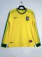 1998 Brazil Home Retro Jersey Long Sleeve