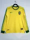 1998 Brazil Home Retro Jersey Long Sleeve