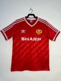 86/88 Man United Home Retro Jersey