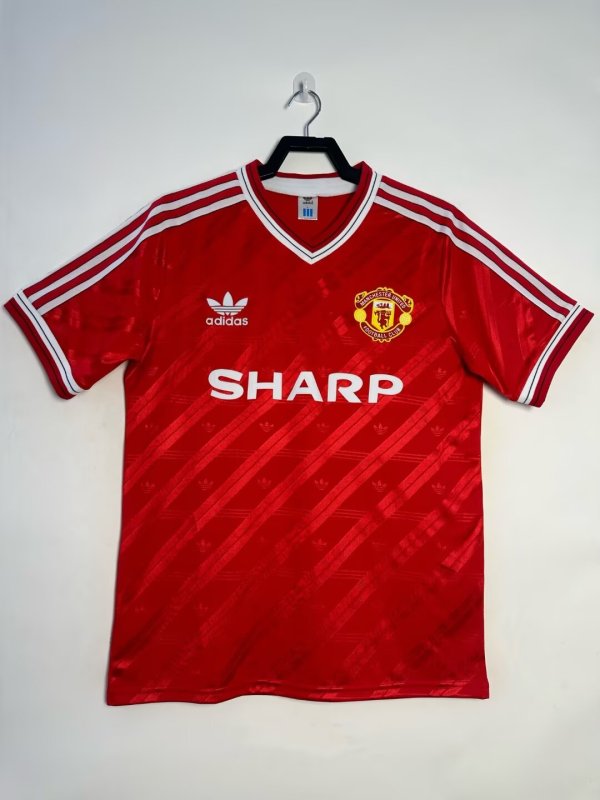 86/88 Man United Home Retro Jersey