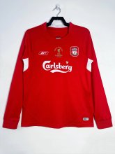 04/05 Liverpool Home Retro Jersey Long Sleeve
