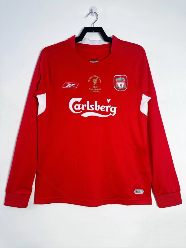 04/05 Liverpool Home Retro Jersey Long Sleeve