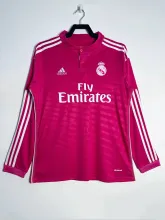 14/15 Real Madrid Away Retro Jersey Long Sleeve