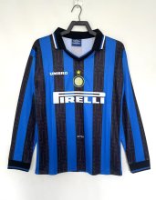 97/98 Inter Milan Home Retro Jersey Long Sleeve