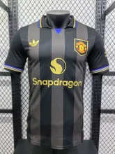 25/26 Man United Black Jersey Player Version 1:1 Quality