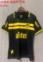 24/25 Penarol Black Soccer Jersey Thai Quality