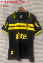 24/25 Penarol Black Soccer Jersey Thai Quality