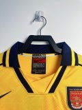96/97 Arsenal Away Retro Jersey Long Sleeve