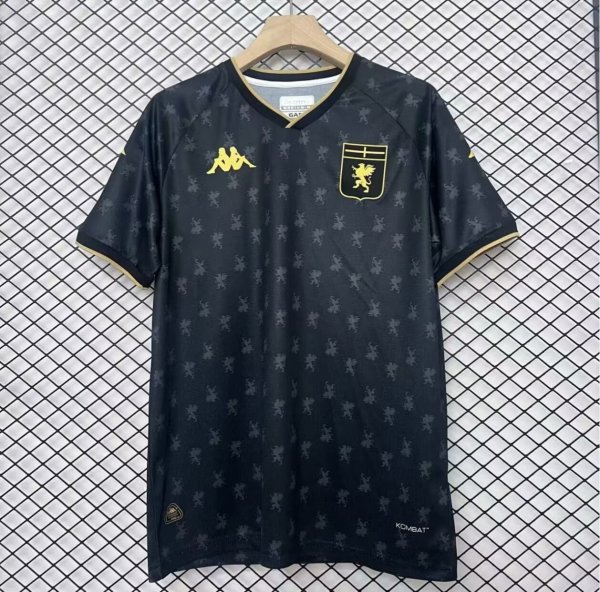24/25 Genoa C.F.C Black Jersey Fans Version Thai Quality