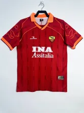 99/00 Roma Home Retro Jersey