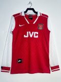 96/97 Arsenal Home Retro Jersey Long Sleeve