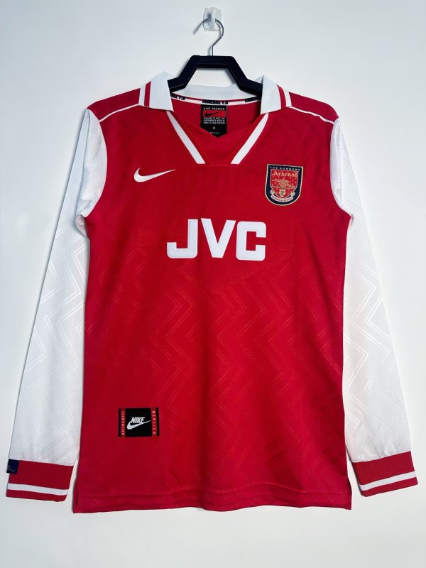 96/97 Arsenal Home Retro Jersey Long Sleeve