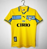 98/99 Lazio Yellow Retro Jersey Thai Quality