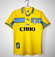98/99 Lazio Yellow Retro Jersey Thai Quality