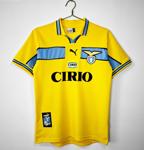 98/99 Lazio Yellow Retro Jersey Thai Quality
