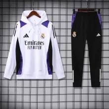 24/25 Real Madrid White Jacket Tracksuit Thai Quality