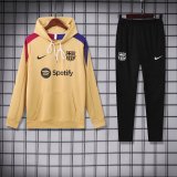 24/25 Barcelona Beige Jacket Tracksuit Thai Quality