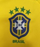 2002 Brazil Home Retro Jersey Long Sleeve