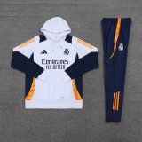 24/25 Real Madrid White Jacket Tracksuit Thai Quality