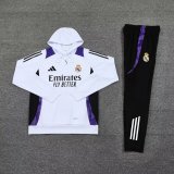24/25 Real Madrid White Jacket Tracksuit Thai Quality