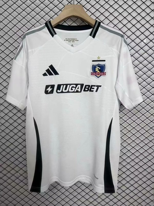 25/26 Colo-Colo Home White Fans Soccer Jersey