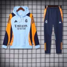 24/25 Real Madrid Dark Blue Jacket Tracksuit Thai Quality