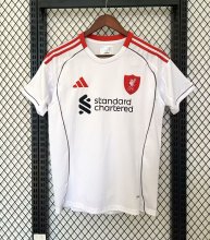 25/26 Liverpool White Jersey Fans Version 1:1 Quality