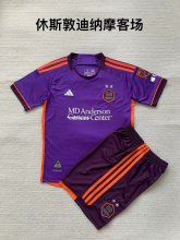 24/25 Houston Dynamo Away Kids Jersey Fans Version 1:1 Quality